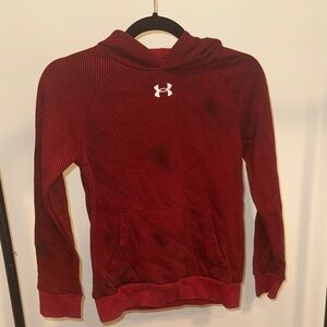 Under Armour Burgundy Striped Hoodie